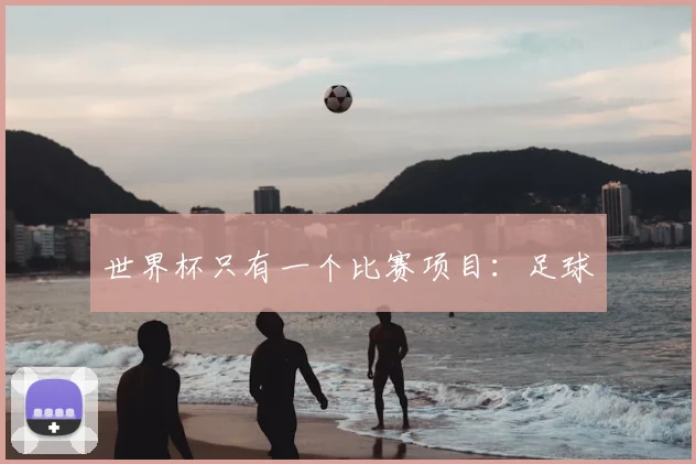 世界杯只有一个比赛项目:足球